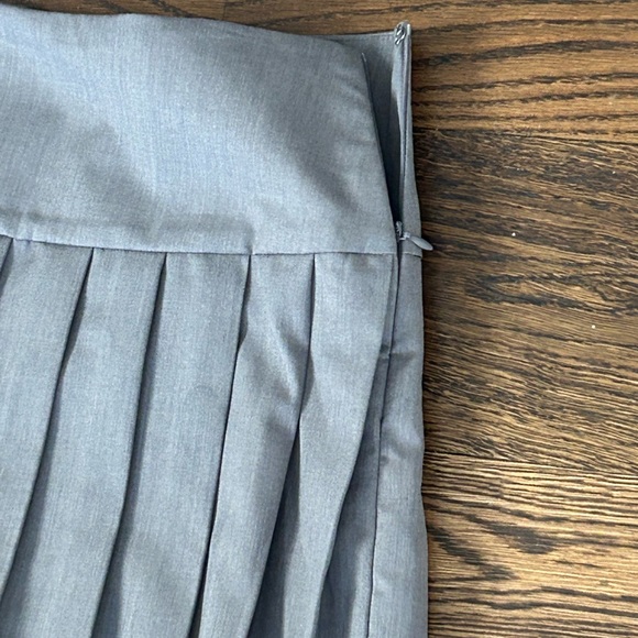 English Factory Gray Pleated Mini Skirt - Picture 7 of 10